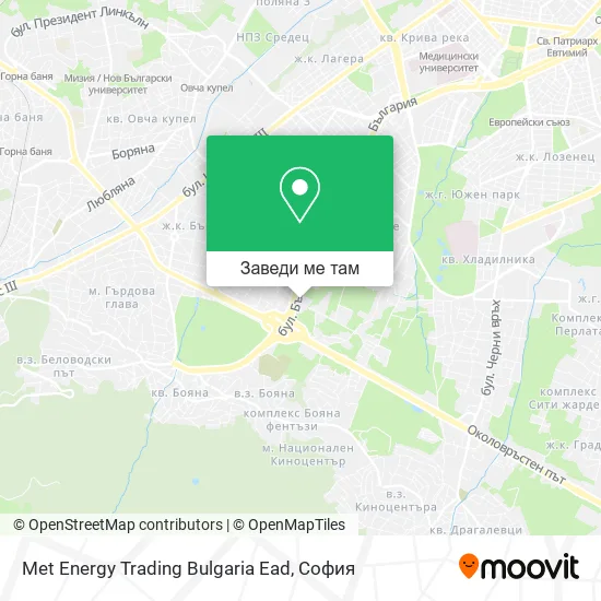 Met Energy Trading Bulgaria Ead карта