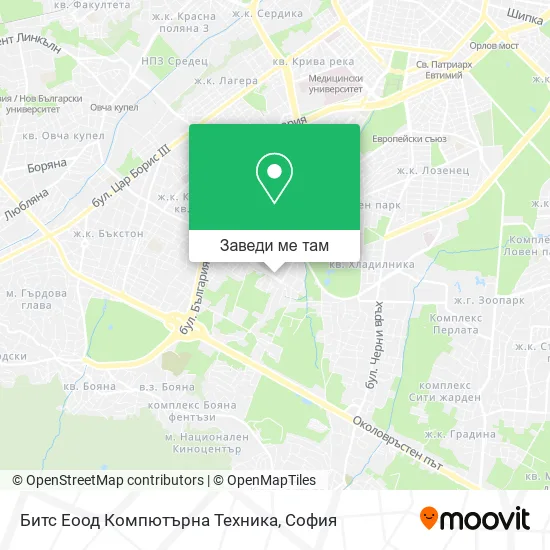 Битс Еоод Компютърна Техника карта