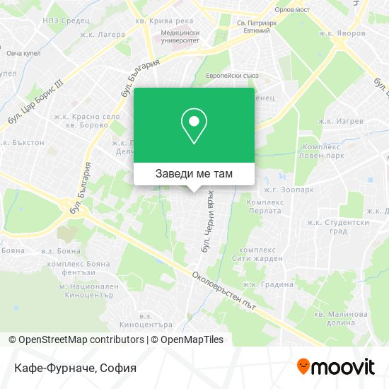 Кафе-Фурначе карта