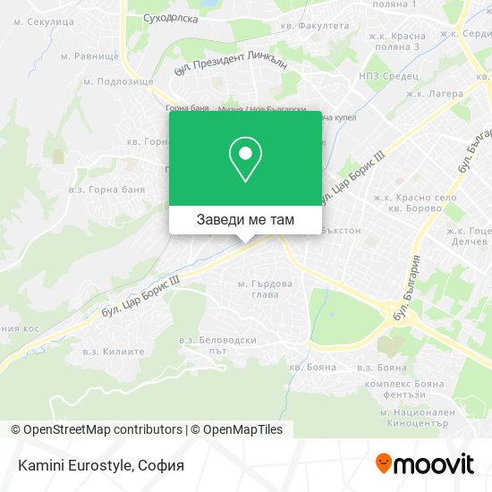 Kamini Eurostyle карта