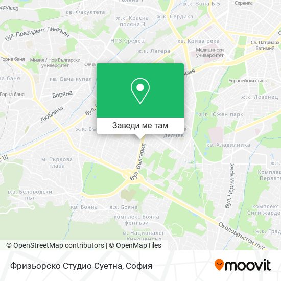 Фризьорско Студио Суетна карта