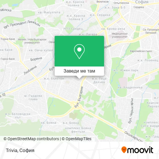 Trivia карта