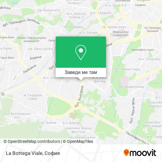 La Bottega Viale карта