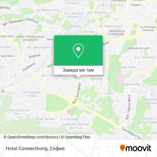 Hotel Connectliving карта