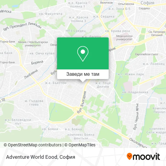 Adventure World Eood карта