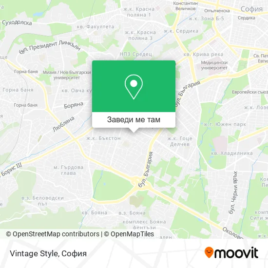 Vintage Style карта