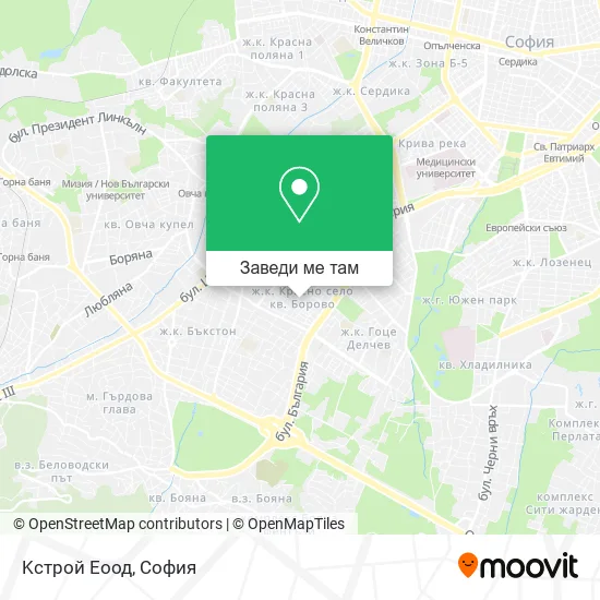 Kстрой Еоод карта