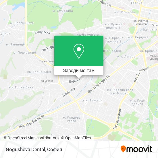 Gogusheva Dental карта