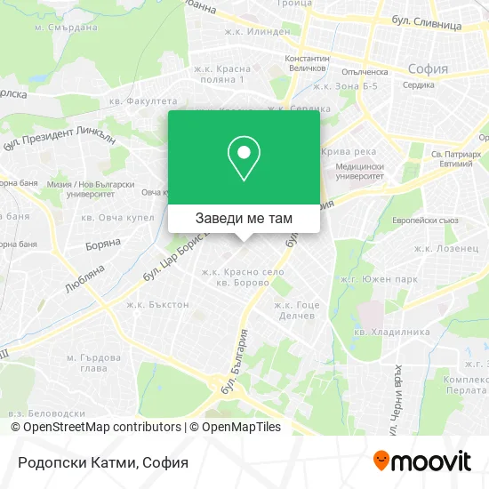 Родопски Катми карта