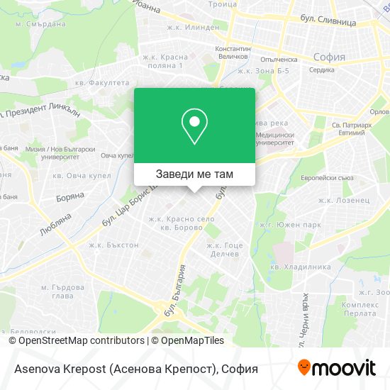 Asenova Krepost (Асенова Крепост) карта