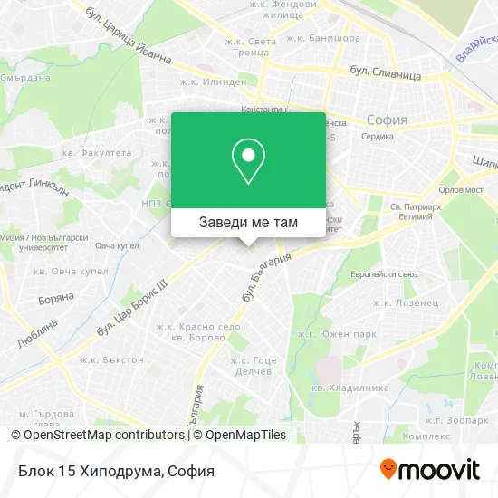 Блок 15 Хиподрума карта