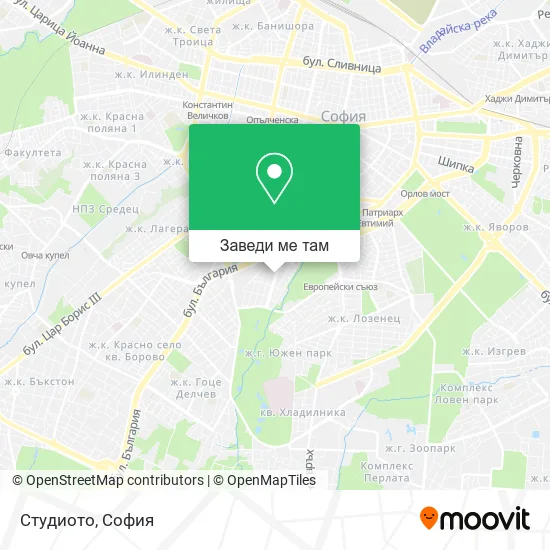 Студиото карта