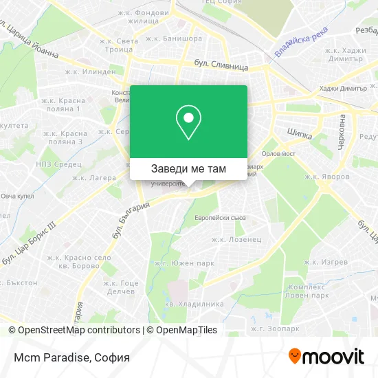 Mcm Paradise карта