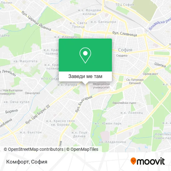 Комфорт карта