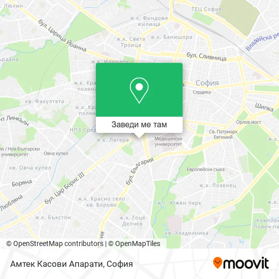 Амтек Касови Апарати карта