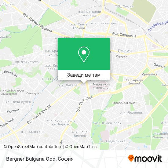 Bergner Bulgaria Ood карта