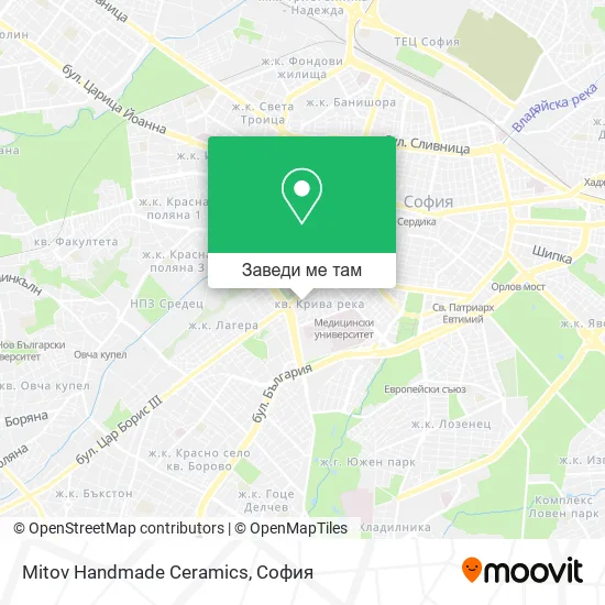 Mitov Handmade Ceramics карта