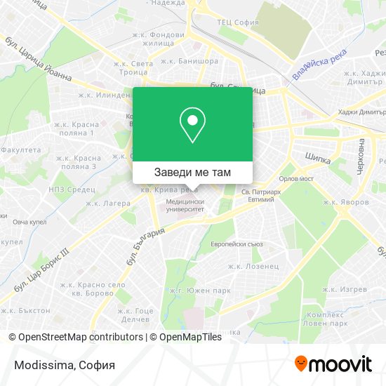 Modissima карта