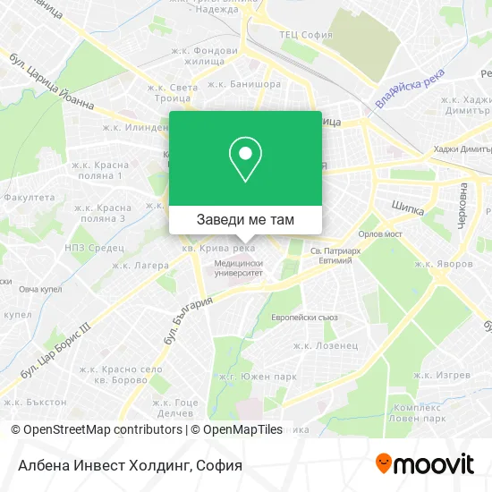 Албена Инвест Холдинг карта