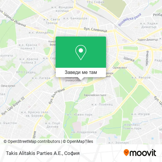 Takis Alitakis Parties A.E. карта