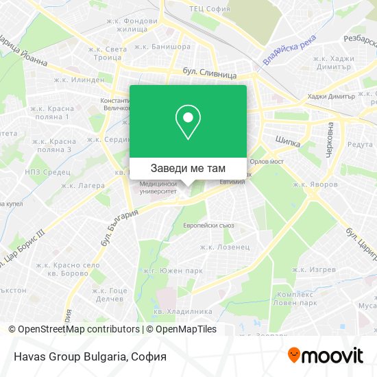 Havas Group Bulgaria карта