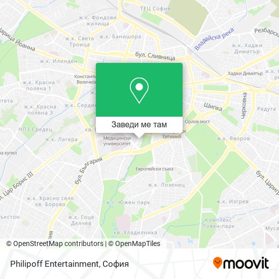 Philipoff Entertainment карта