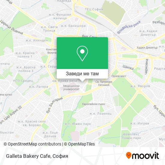 Galleta Bakery Cafe карта