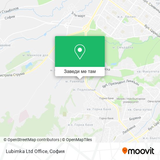 Lubimka Ltd Office карта