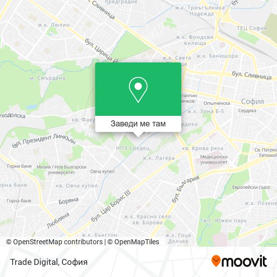 Trade Digital карта