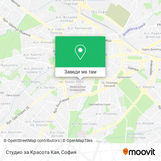 Студио за Красота Кая карта