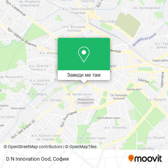 D N Innovation Ood карта