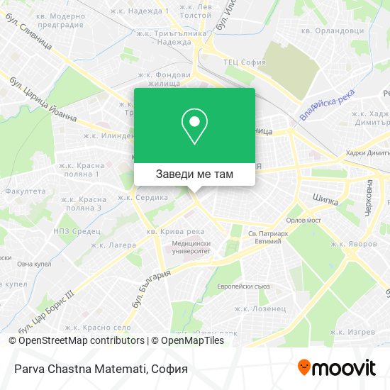 Parva Chastna Matemati карта