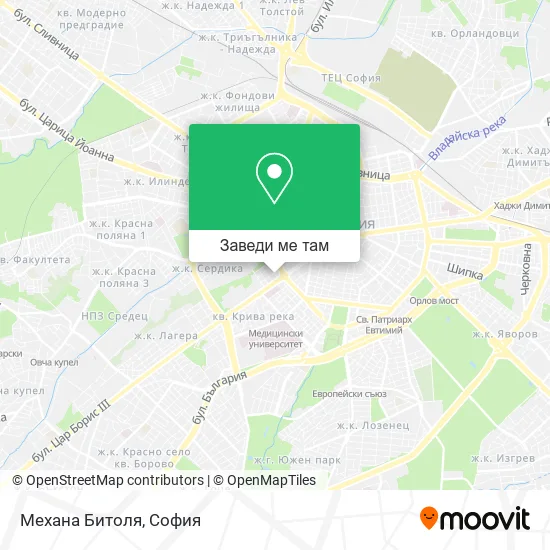 Механа Битоля карта