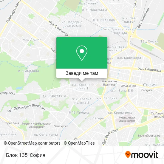 Блок 135 карта