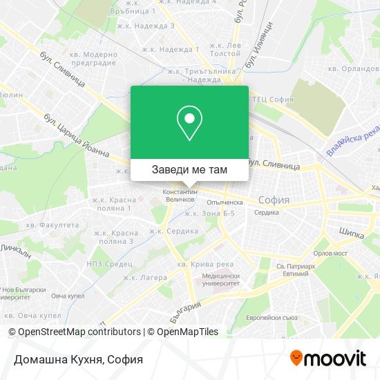 Домашна Кухня карта