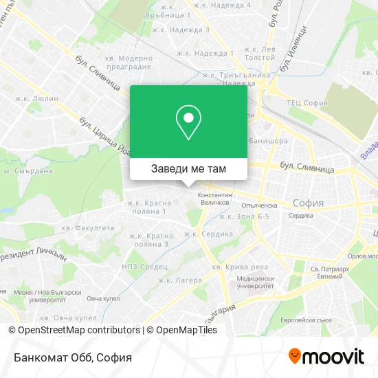 Банкомат Обб карта
