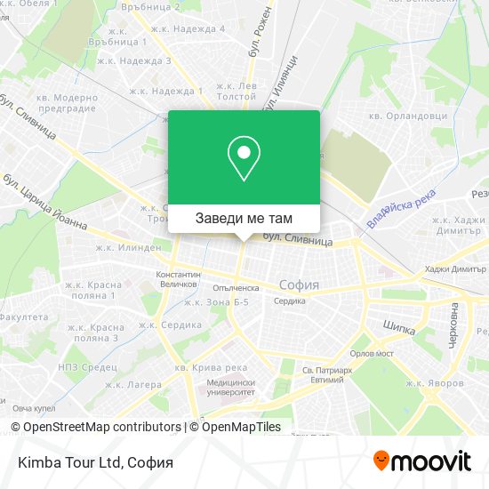 Kimba Tour Ltd карта