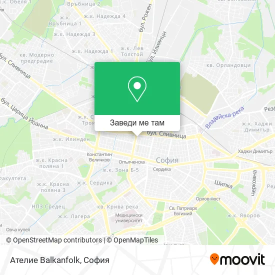 Ателие Balkanfolk карта