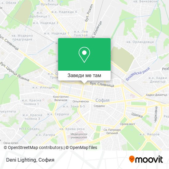 Deni Lighting карта