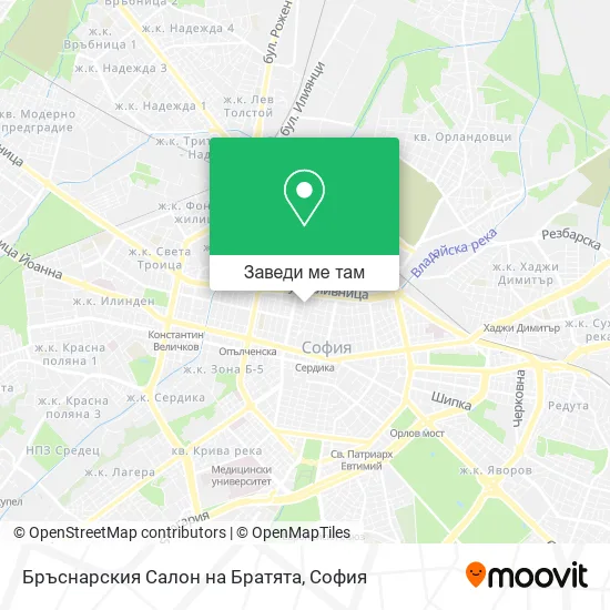 Бръснарския Салон на Братята карта
