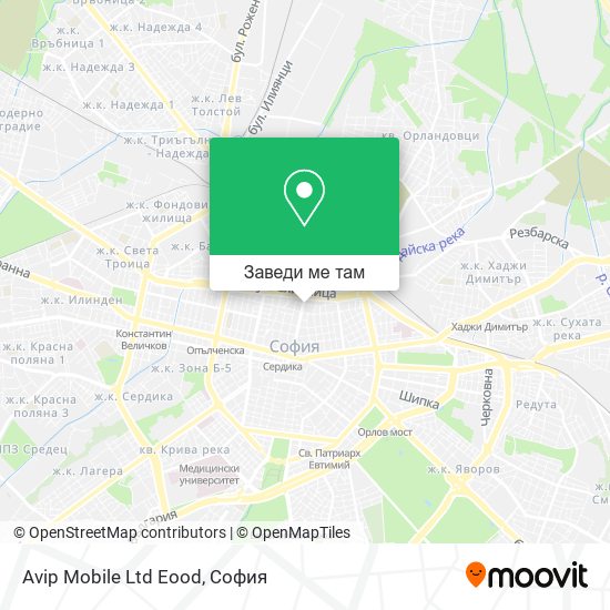 Avip Mobile Ltd Eood карта