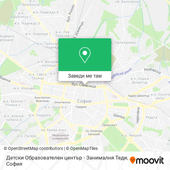 Детски Образователен център - Занималня Теди карта