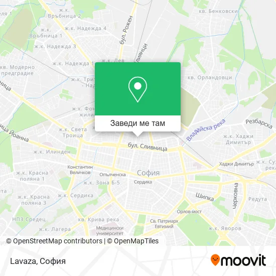 Lavaza карта
