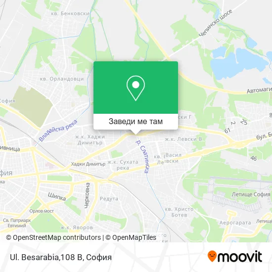 Ul. Besarabia,108 B карта