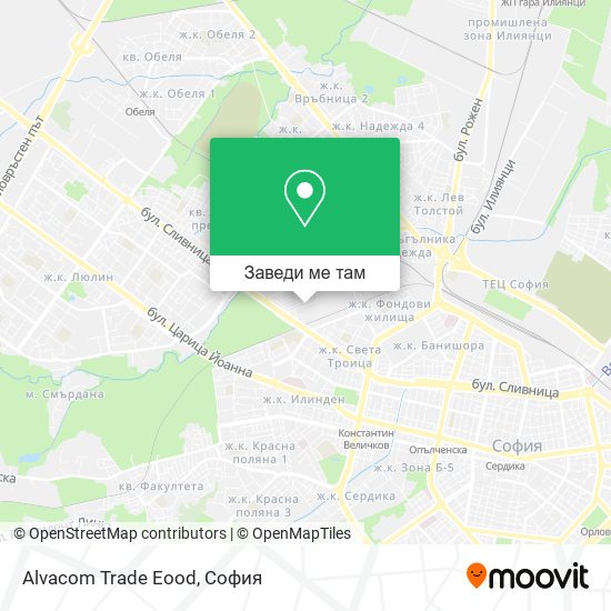 Alvacom Trade Eood карта