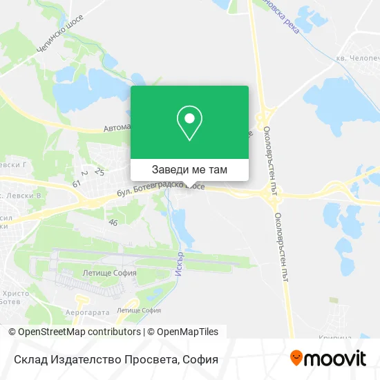 Склад Издателство Просвета карта