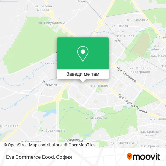 Eva Commerce Eood карта