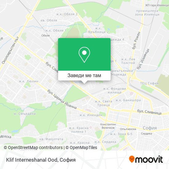 Klif Interneshanal Ood карта