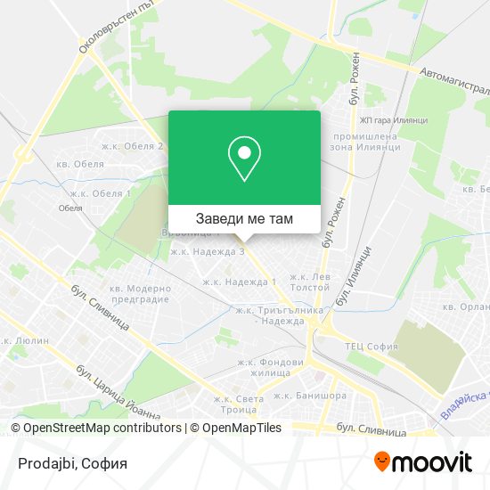 Prodajbi карта