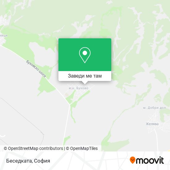 Беседката карта
